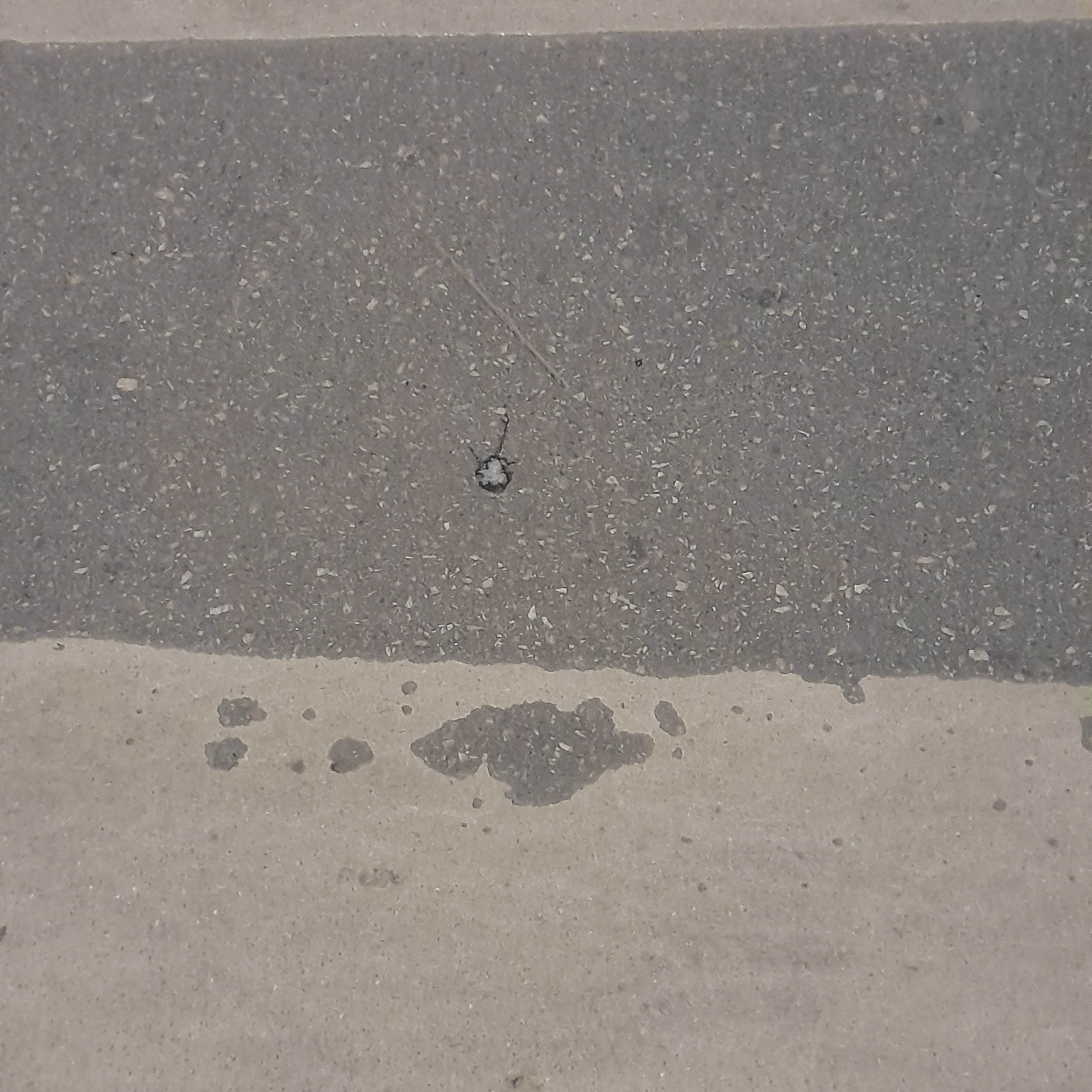a mouth with soggy eyelashes